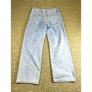 Manfinity women’s Light Blue Relaxed Straight High Rise Denim Jeans M medium